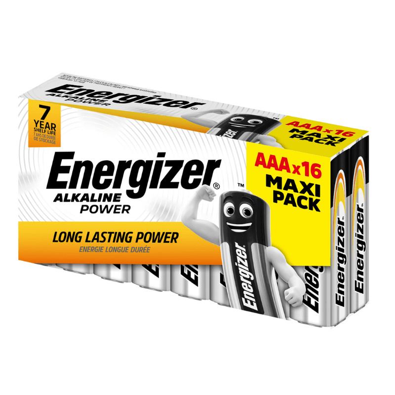 Energizer Alkalická baterie Power AAA 16 ks