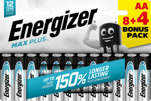 Energizer Baterie Max Plus AA tužková baterie, 84 ks