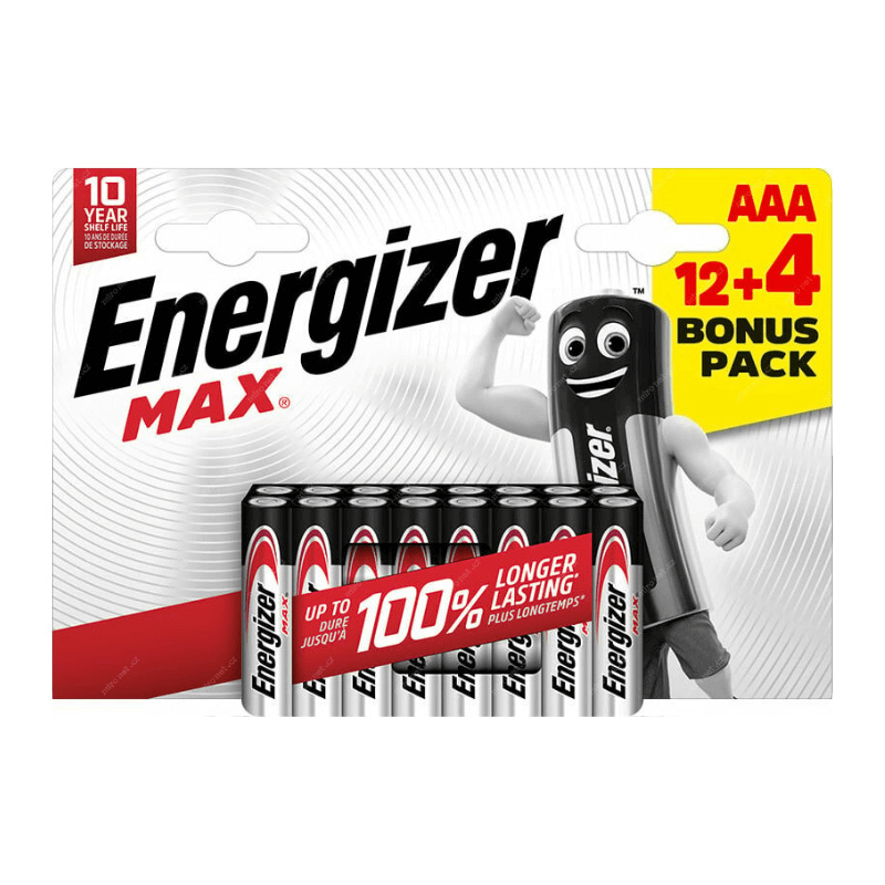Energizer MAX AAA 12+4 zdarma