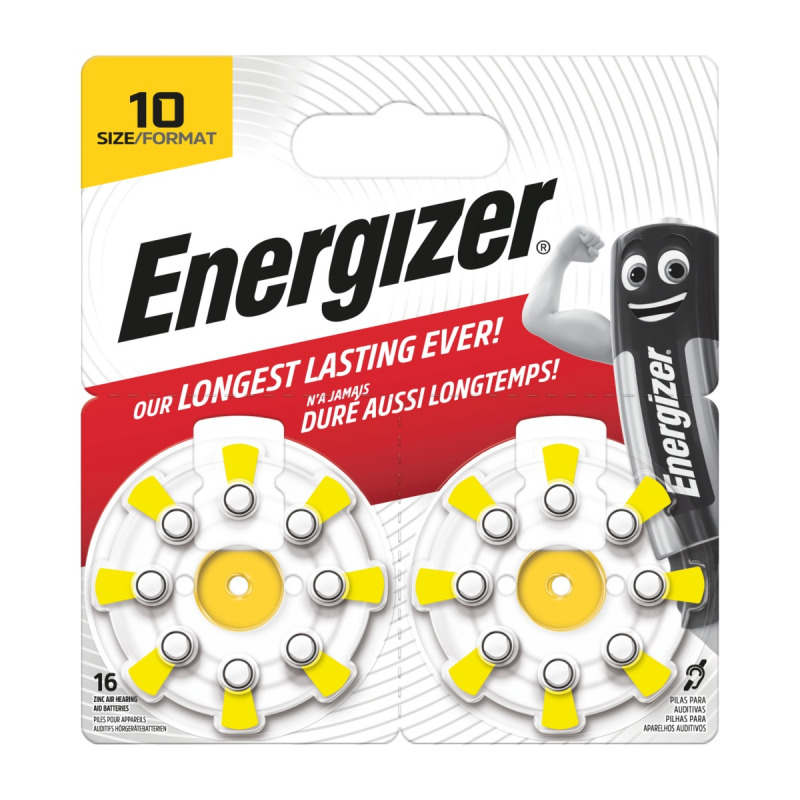 ENERGIZER Zinc Air 10 baterie do naslouchadel 16 ks