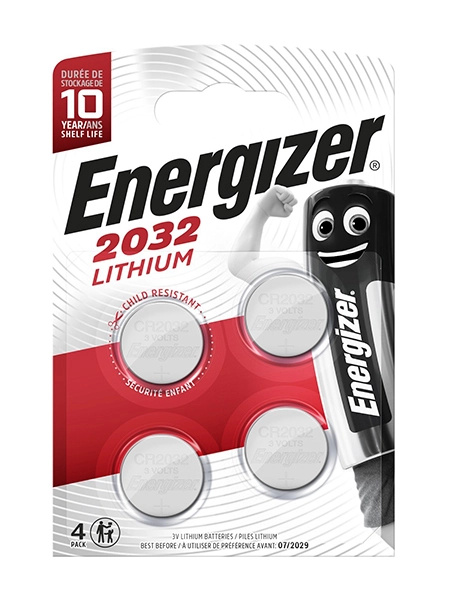 Energizer CR2032 4ks 7638900377620