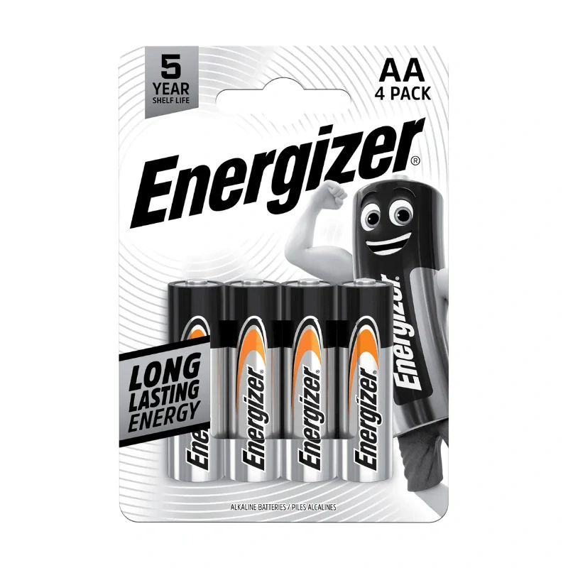 Energizer Everyday - alkalická baterie - AA, 4 ks