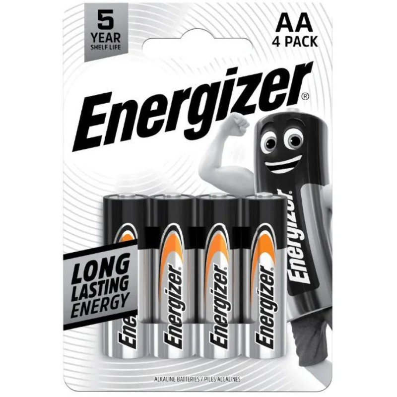 Energizer Everyday - alkalická baterie - AA, 4 ks