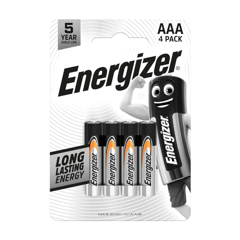 Energizer Everyday - alkalická baterie - AAA, 4 ks