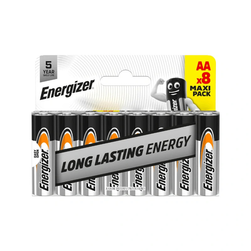Energizer Everyday AA alkalické baterie 8 ks