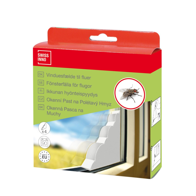 Swissinno Natural Control Okenní past na polétavý hmyz barevná 4 ks