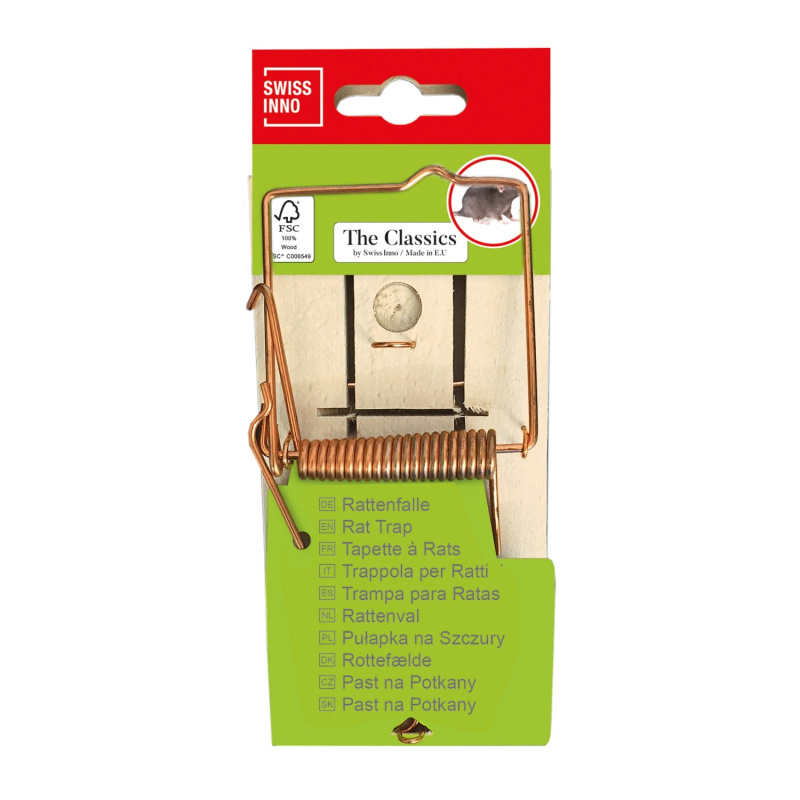 Swissinno Dřevěná past na potkany