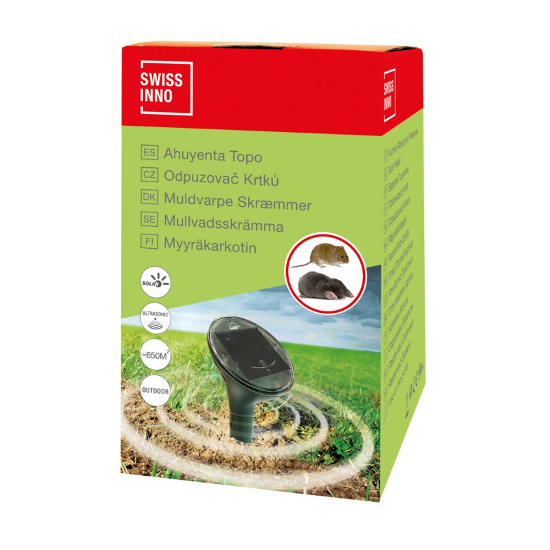 Swissinno Odpuzovač hlodavců solární 650 m2
