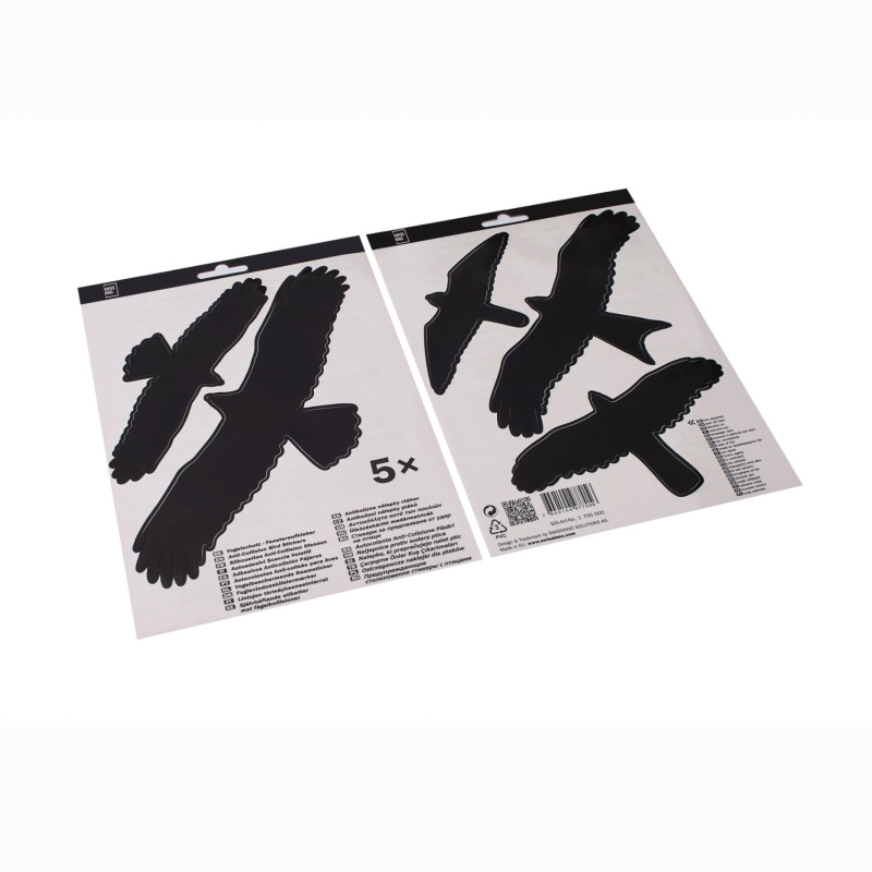 Swissinno Samolepka dravce na okno, 5 ks