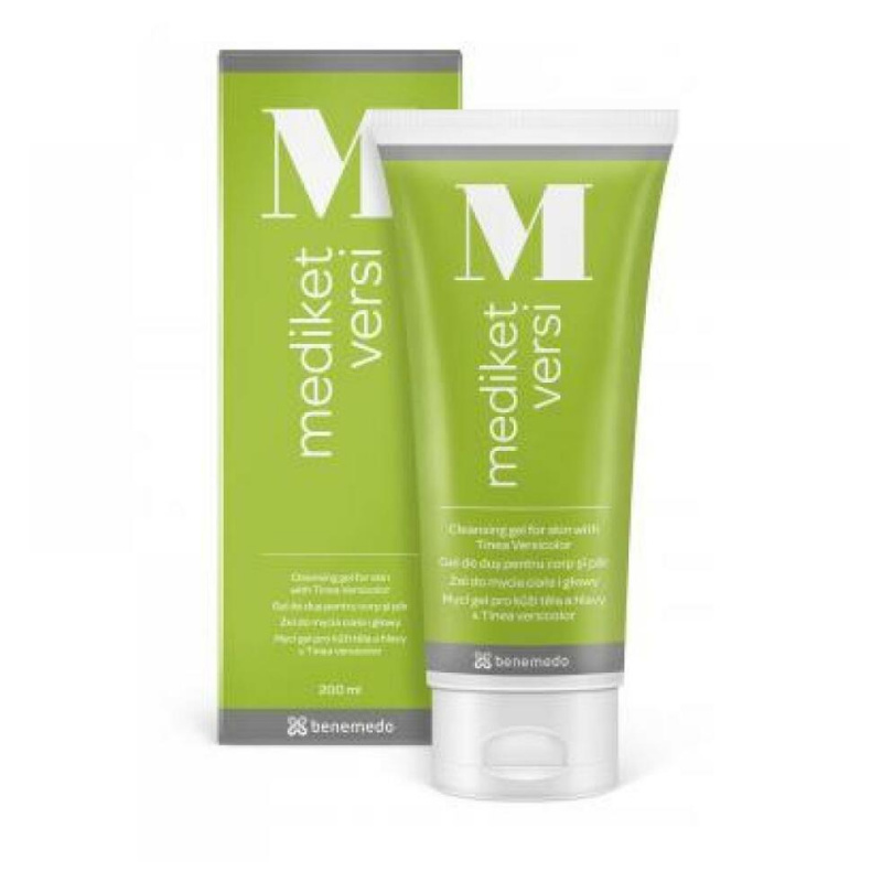 Mediket Versi mycí gel Pityriasis versicolor 200ml