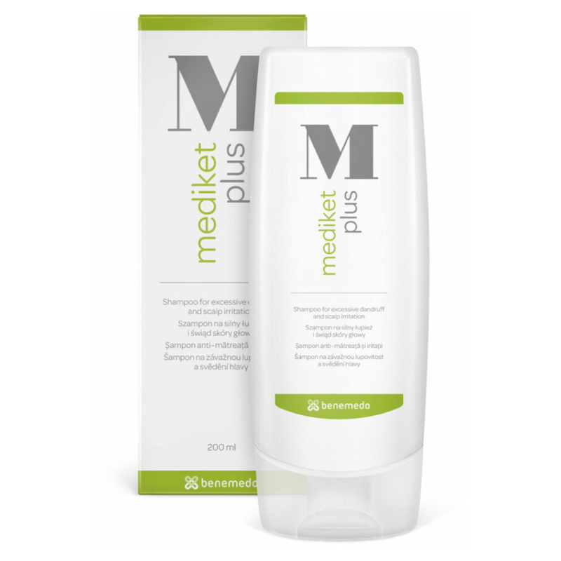 Mediket Plus šampon suché a mastné lupy 200ml