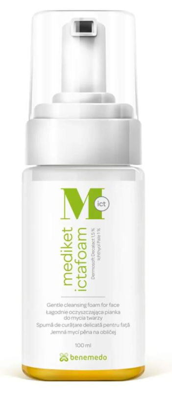 Mediket Ictafoam mycí pěna seborea 100ml