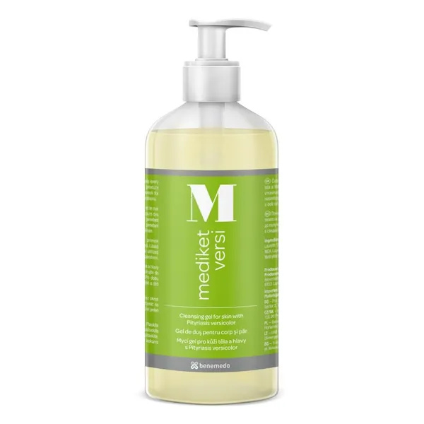 MEDIKET Versi mycí gel Pityriasis versicolor 500 ml