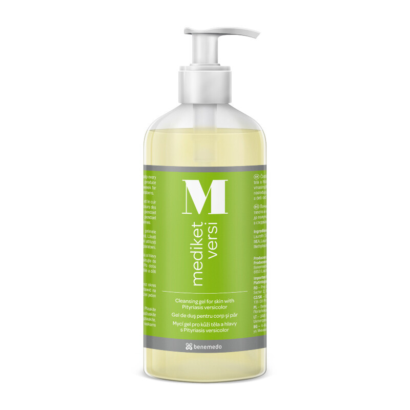 MEDIKET Versi mycí gel Pityriasis versicolor 500 ml