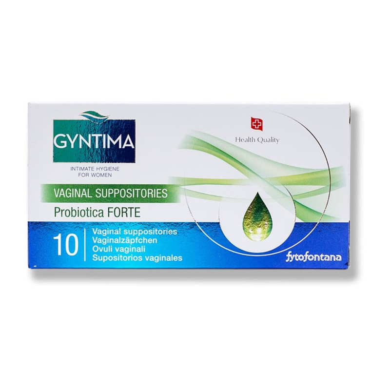 Fytofontana Gyntima vaginální čípky Probiotica FORTE, 10ks