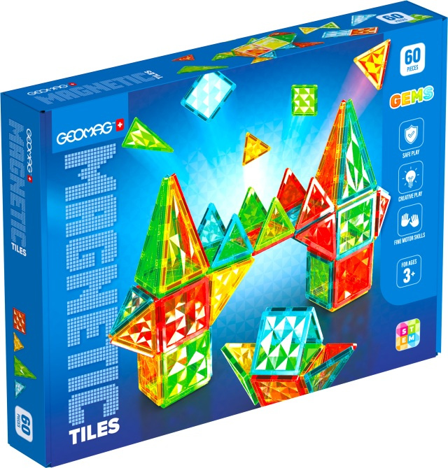Geomag Gems 60 magnetických dlaždic