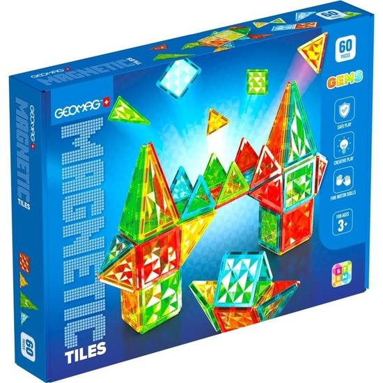Geomag Gems 60 magnetických dlaždic