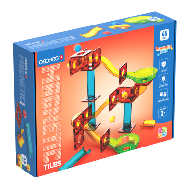 Geomag kuličkodráha – stavebnice 45 dílků
