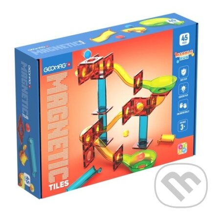 Geomag kuličkodráha – stavebnice 45 dílků