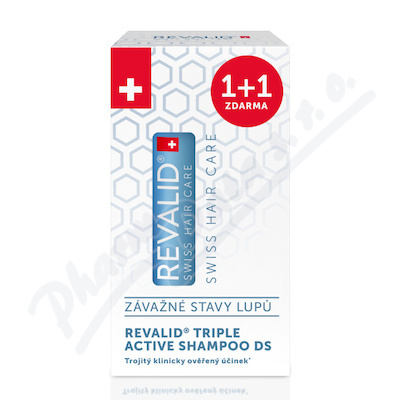 Revalid Triple Active Shampoo DS 2x150 ml 1+1 zdarma