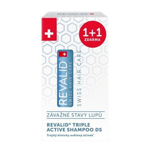 Revalid Triple Active Shampoo DS 2x150 ml 1+1 zdarma