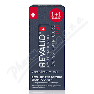 Revalid Energizing Shampoo MEN 2x200 ml 1+1 zdarma