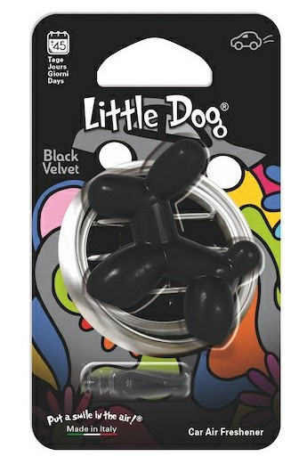 Little Dog - Černý samet  Vůně do auta