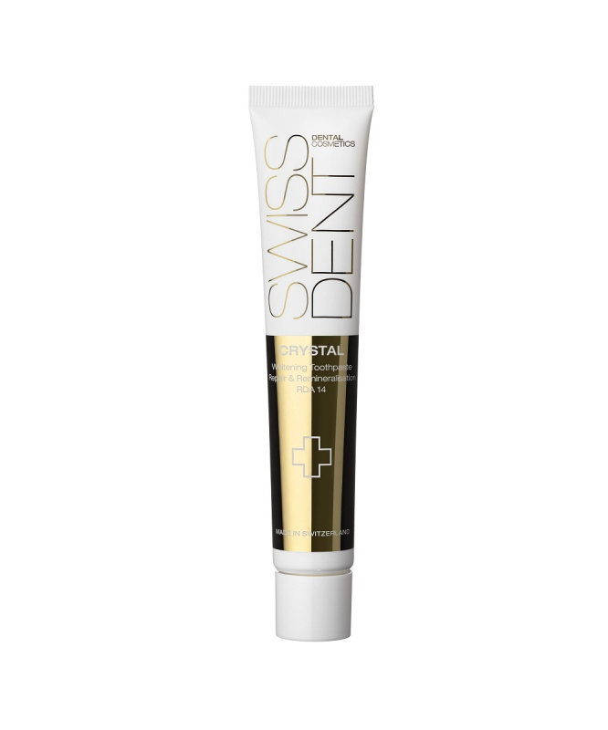 SWISSDENT CRYSTAL regenerační krém bez fluoridu, 50 ml