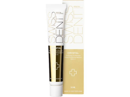 SWISSDENT CRYSTAL regenerační krém bez fluoridu, 50 ml