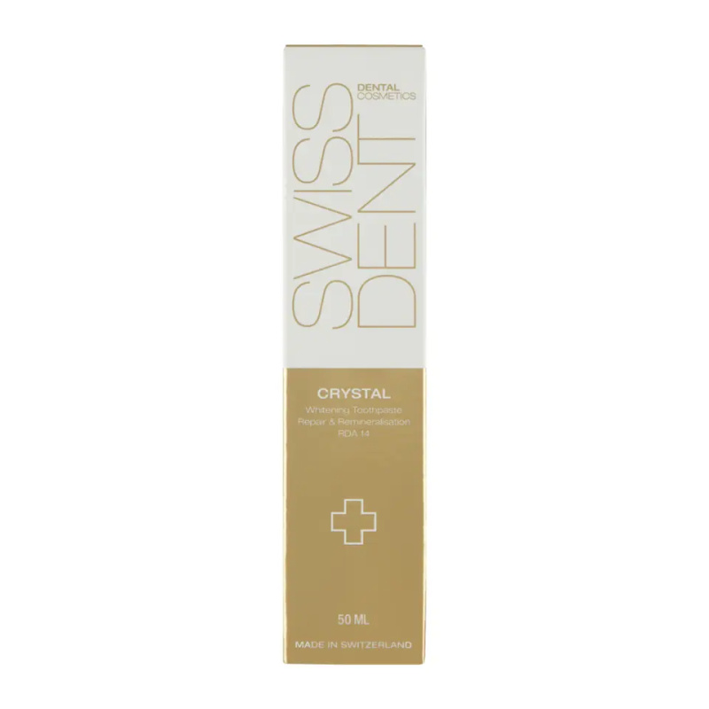 SWISSDENT CRYSTAL regenerační krém bez fluoridu, 50 ml