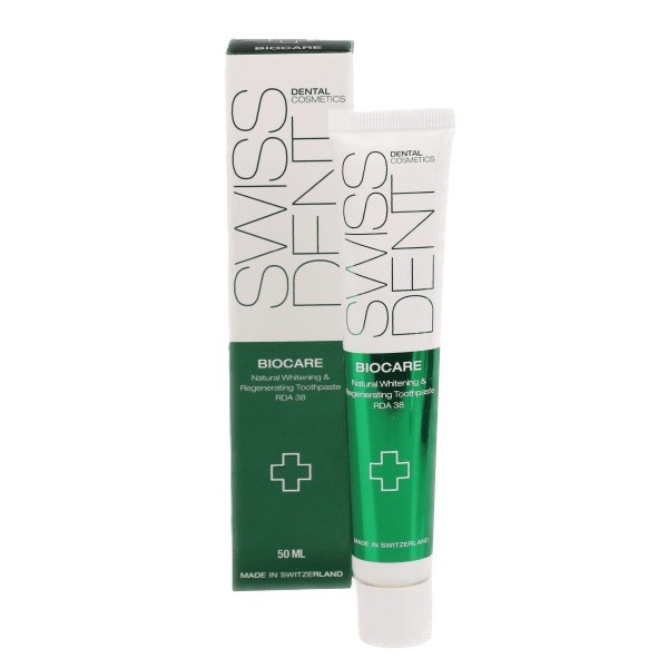 SWISSDENT BIOCARE regenerační a zesvětlující zubní pasta, 50 ml