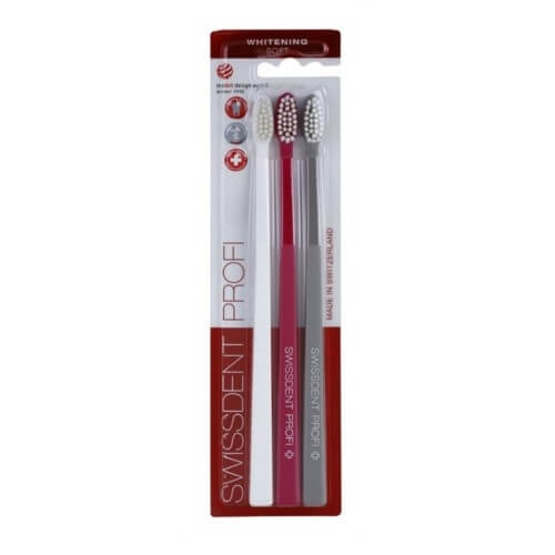 Swissdent Profi Whitening zubní kartáčky soft 3 ks