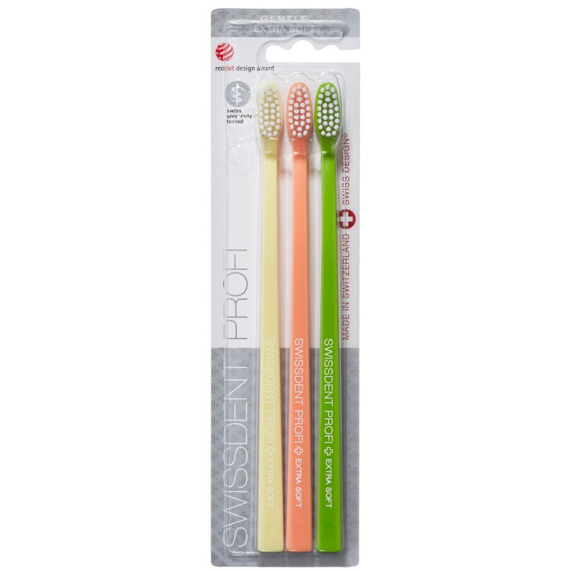 Swissdent Gentle měkké zubní kartáčky