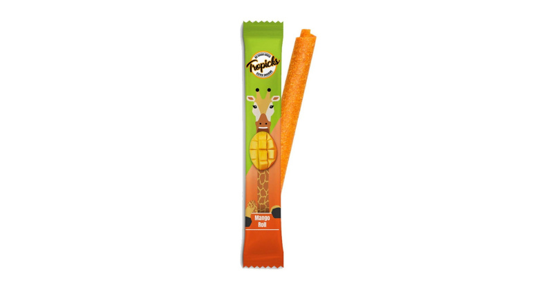 Tropicks 100% ovocná rolka mangová váha 27g