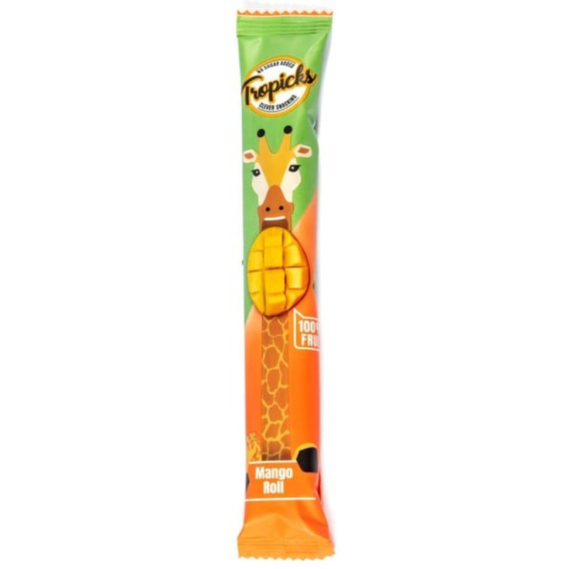 Tropicks 100% ovocná rolka mangová váha 27g