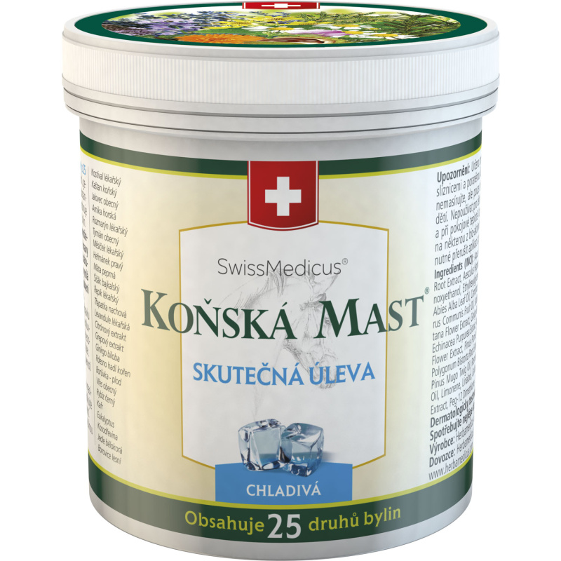 SWISSMEDICUS Koňská mast chladivá 500 ml