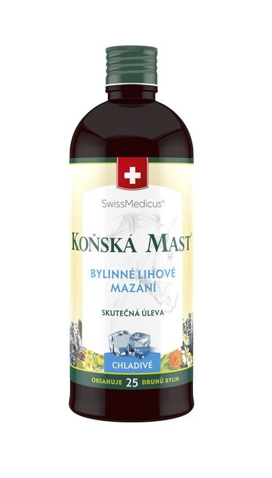 KOŇSKÁ mast Bylinné lihové mazání chladivé 400ml