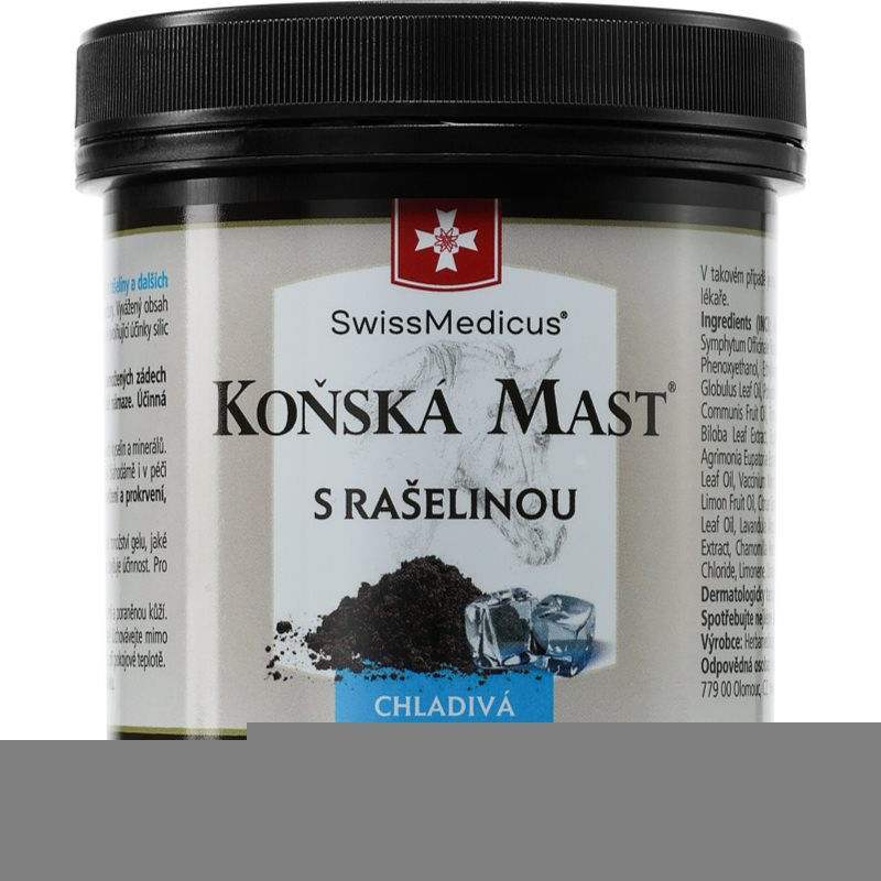 SwissMedicus Koňská mást s rašelinou chladivá mast 250 ml