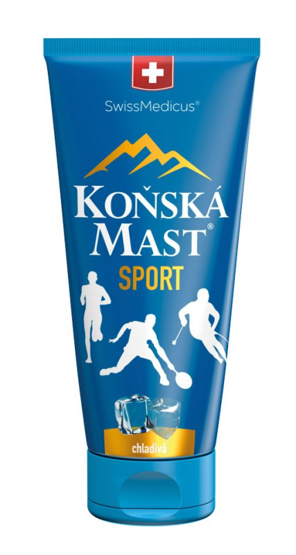 SwissMedicus Mast SPORT chladivá chladivý gel pro zklidnění unavených a bolavých svalů 200 ml
