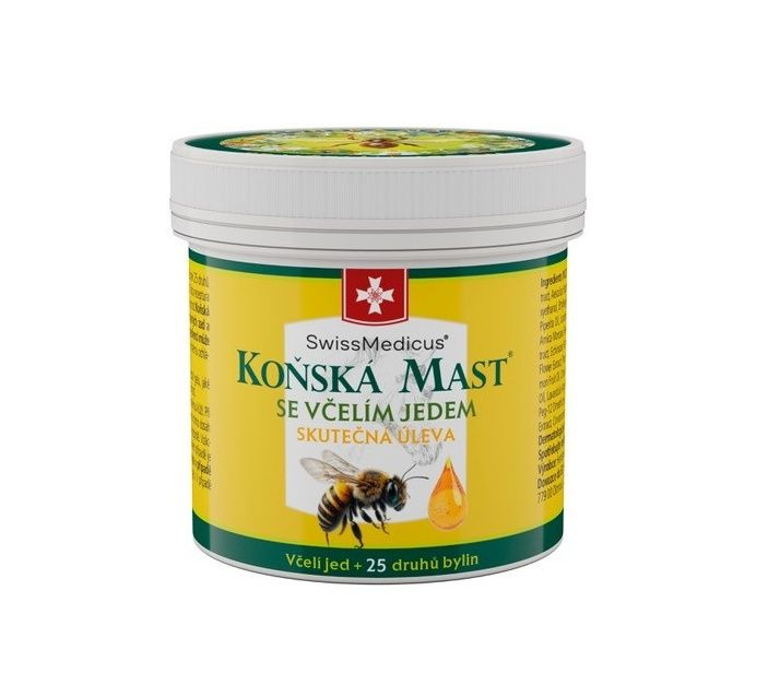 SwissMedicus Koňská mást se včelím jedem mast 150 ml
