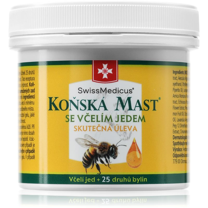 SwissMedicus Koňská mást se včelím jedem mast 150 ml