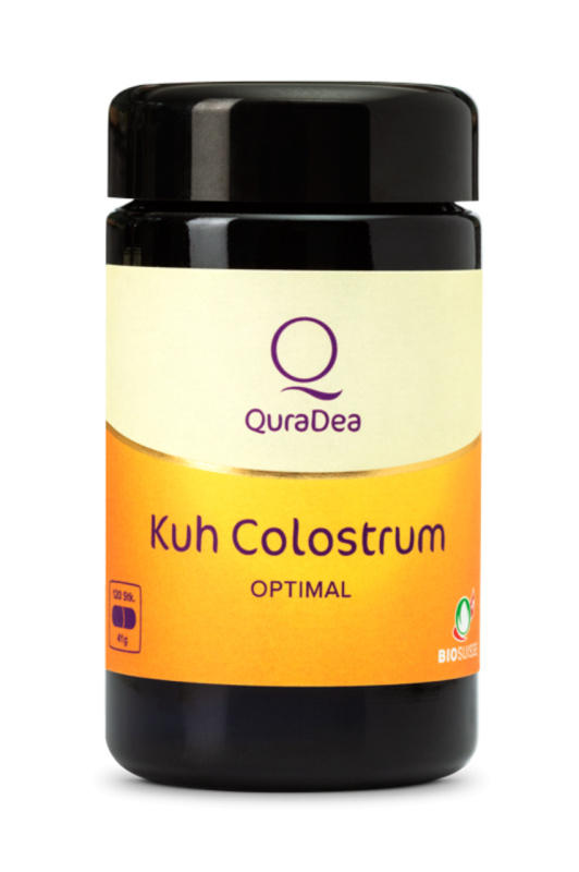 RAW BIO Kolostrum (30g) - 120kapslí (QuraDea- Švýcarsko) QURA2