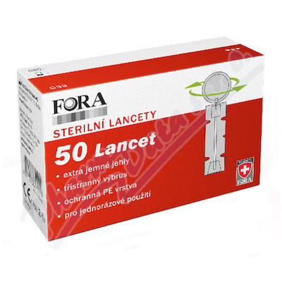 Fora Diamond ACS024 lancety ke glukometrům 50 ks