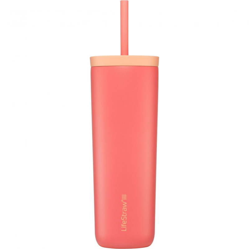 LifeStraw Go Series Tumbler, 500 ml, termohrnek, růžová/oranžová