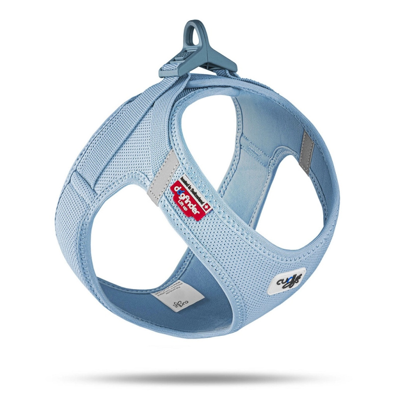 Curli Postroj pro psy se sponou Air-Mesh Skyblue XS, 3-5 kg