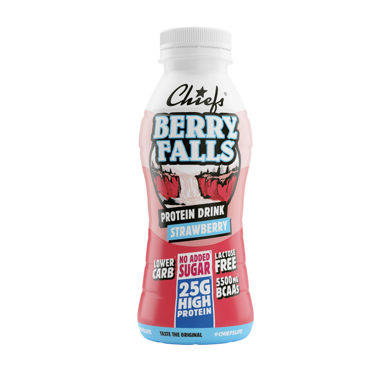 Chiefs Milk Protein Drink 330 ml - jahoda