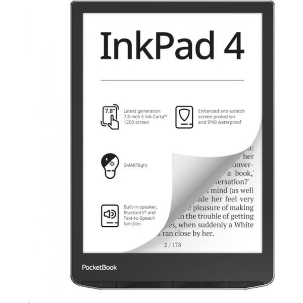PocketBook 743G InkPad 4 Stříbrná