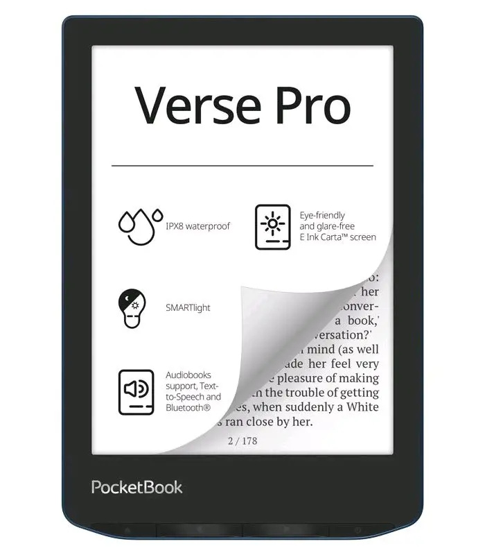 Pocketbook 634 Verse Pro Modrá