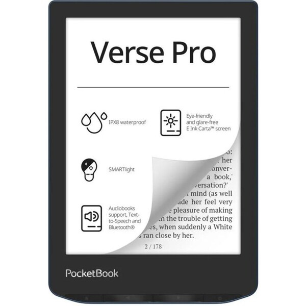 Pocketbook 634 Verse Pro Modrá