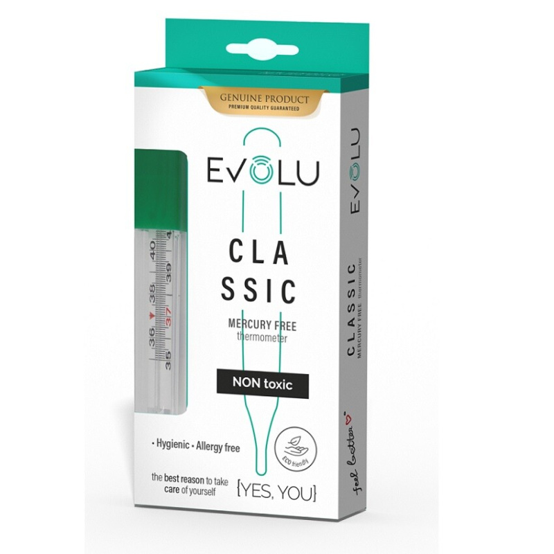 Evolu Classic teploměr lékařský bezrtuťový